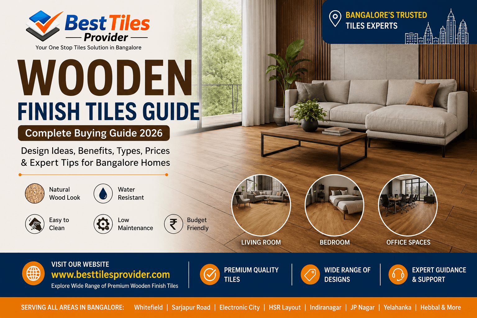 Wooden Finish Tiles Guide | Best Wooden Tiles in Bangalore